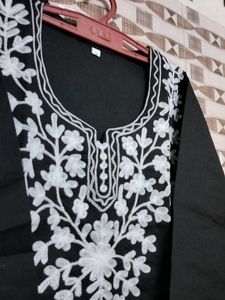 Embroidered Black Tunic