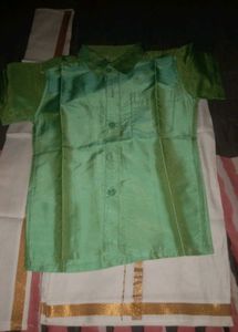 Traditional Indian Shirt and Dhoti Set