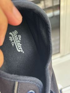 Navy Blue Canvas Sneakers