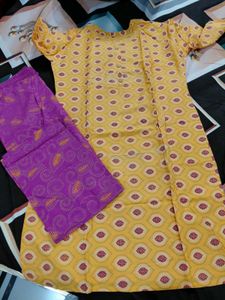 kurta set 💜💛