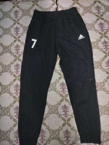 Adidas Black Joggers with Number 7