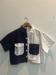 Color Block Short Sleeve Shirt