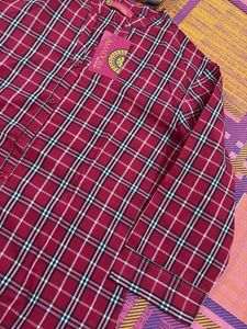 Chic Plaid Button-Up Tunic Shirt