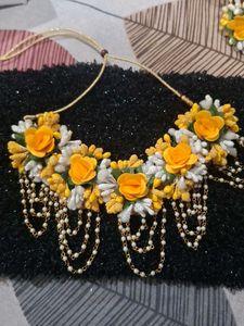 Floral Jewellery Haldi Set