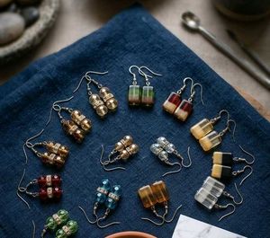 Handmade Gemstone Earrings Collection