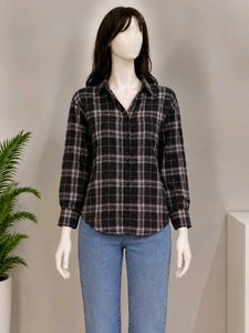 Classic Plaid Button-Up Shirt