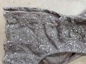 Elegant Silver Sequin Blouse