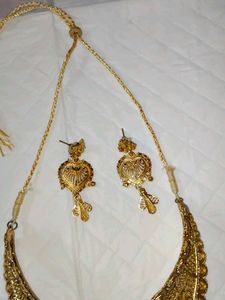 Gold Plated Necklace Set