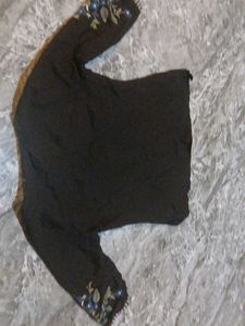 💗Embroidered Black Kurta💗