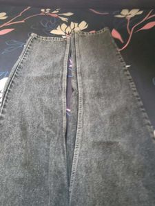 Gray Wash Denim Jeans