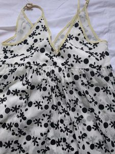 Vintage Floral Print Mini Dress