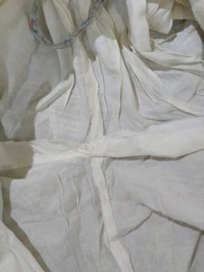 Cream Cotton patiala Pants