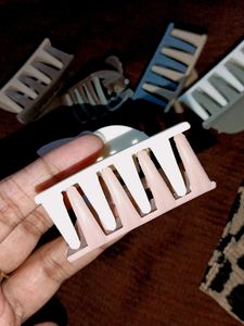 Pastel Hair Claw Clip Set Pack Of 6