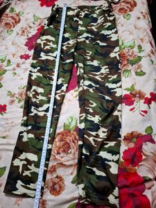 Camouflage Print Pants