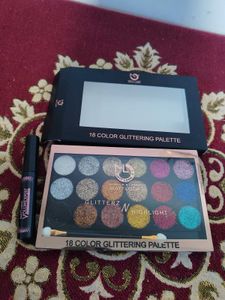 Glitter Eyeshadow Palette &amp; Mascara Set