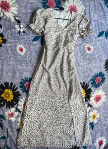 Floral Print Midi Dress