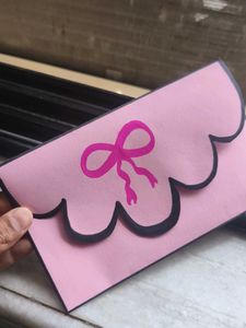 Pink Bow Envelope Gift