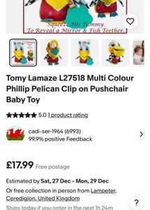 Tomy Lamaze L27518 Multi Colour Phillip Pelican