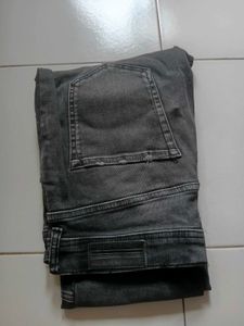 Jeans Grey Washed Denim