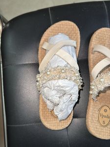 Embellished Flat Sandals