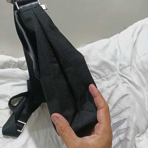 Sleek Black Laptop Briefcase Bag