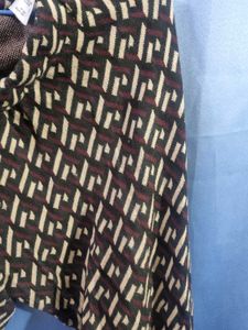 Patterned Casual Trousers