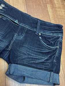 Dark Wash Denim Shorts