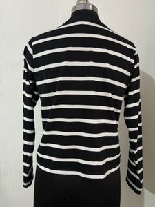 Max lifestyle Striped mock neckTop