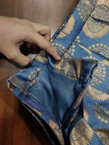 Stunning Grey &amp; Gold ethnic skirt