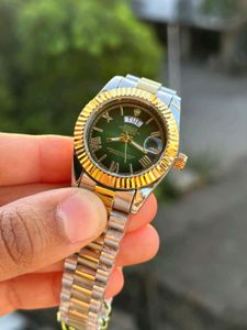 Rolex Two-Tone Watch - Green Dial