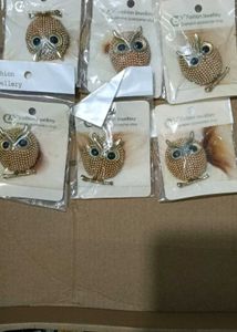 Owl Brooch Pins