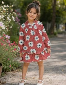Floral Print Dress for Girls