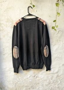 Burberry V-Neck Knit Sweater