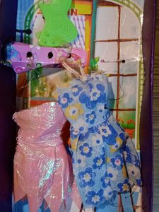 Cute Rubber Barbie Doll Set
