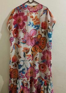 Floral Print Kimono