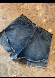 Freakins Blue Denim Shorts