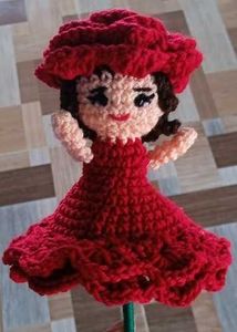 Reversable Crochet Doll