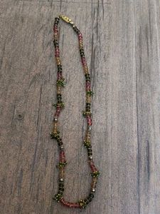 Gold Tone Ethnic Earrings with Stones