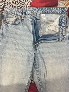 H M High waist Light Blue Jeans