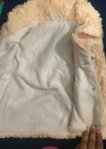 Cute Cream Faux Fur Vest