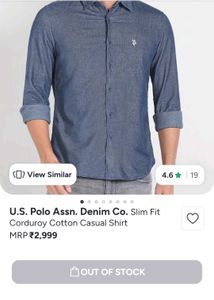 US Polo Assn Men's Denim Shirt