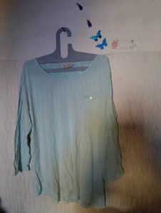 Mint Green Long Sleeve Top