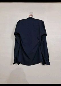 Elegant Satin Button-Up Shirt