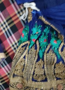 Embroidered Blue Lehenga choli set