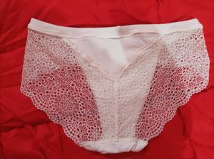 White Lace Detail Panties