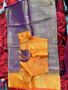 Ready to wear Saree with plates blouse