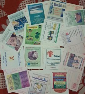 15 Collectible, unused MEGHDOOT postcards