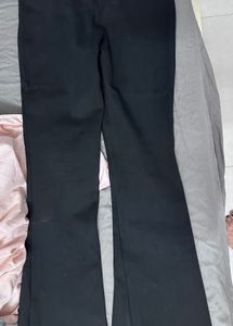 Chic Black Flared Pants