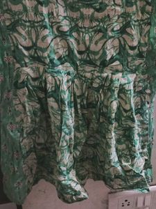 Green Patterned Sleeveless Top💚