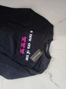 Comfortable Black Tunic "A New Era of Me"